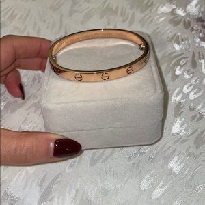 Rose gold bracelet